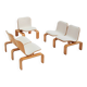 Living room set by Jean-Michel Chaudeurge for Steiner