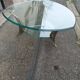 Bronze and glass coffee table