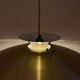 Vintage Danish gold pendant - Louis Poulsen Style - Danish design pendant