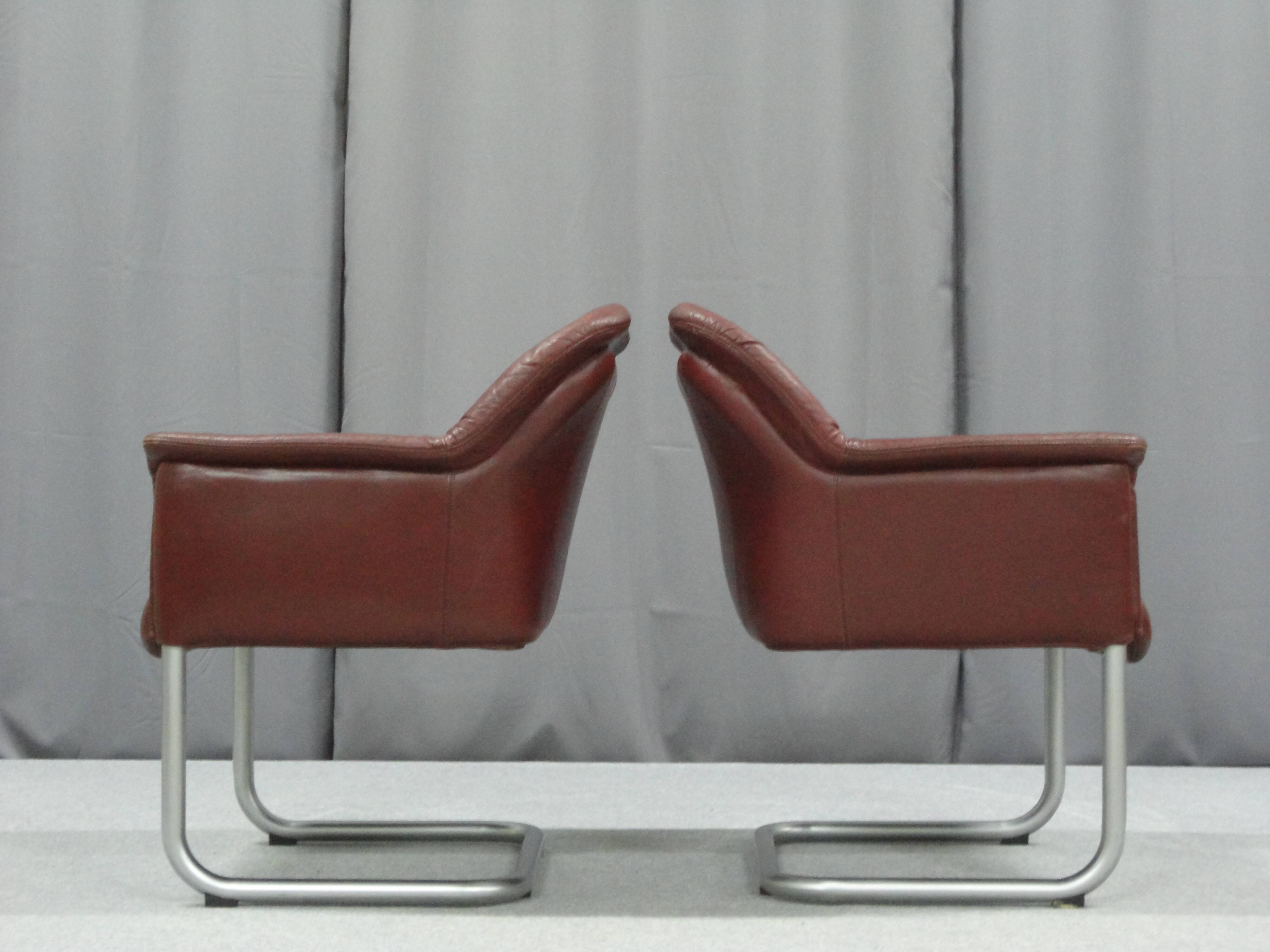 Pair of scandinavian armchairs 1960s
