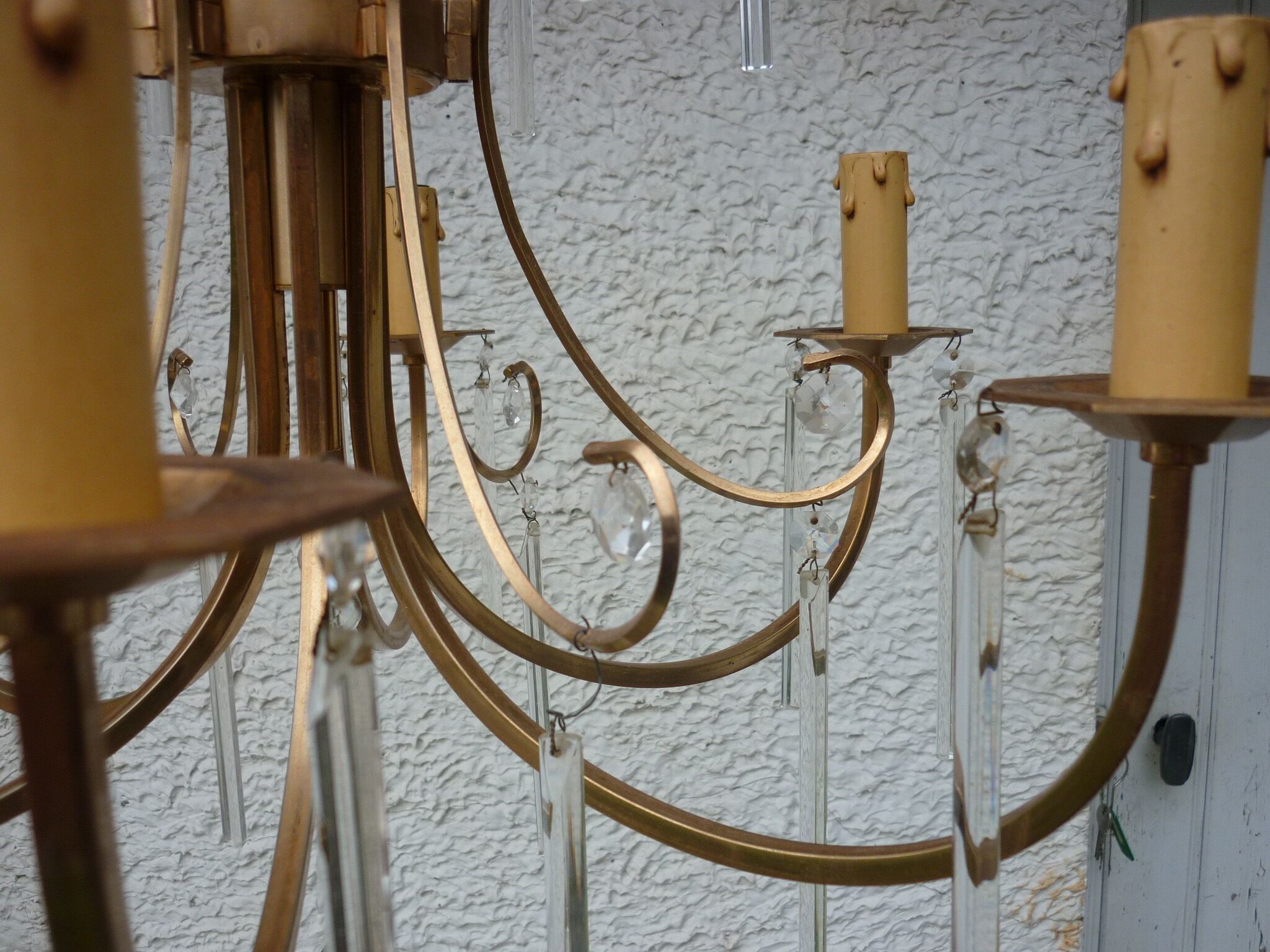 Modern gold metal chandeliers