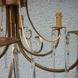 Modern gold metal chandeliers