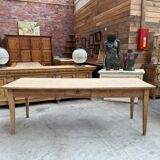 Oak farmhouse table from the early 20th century.