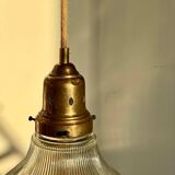 Suspension XXL Holophane style bistrot ou industriel