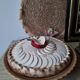 Pie dish in slipware - Apple patterns