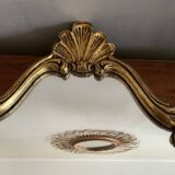 Baroque style mirror in gilded wood