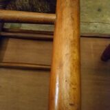 Pair of beech straw stools