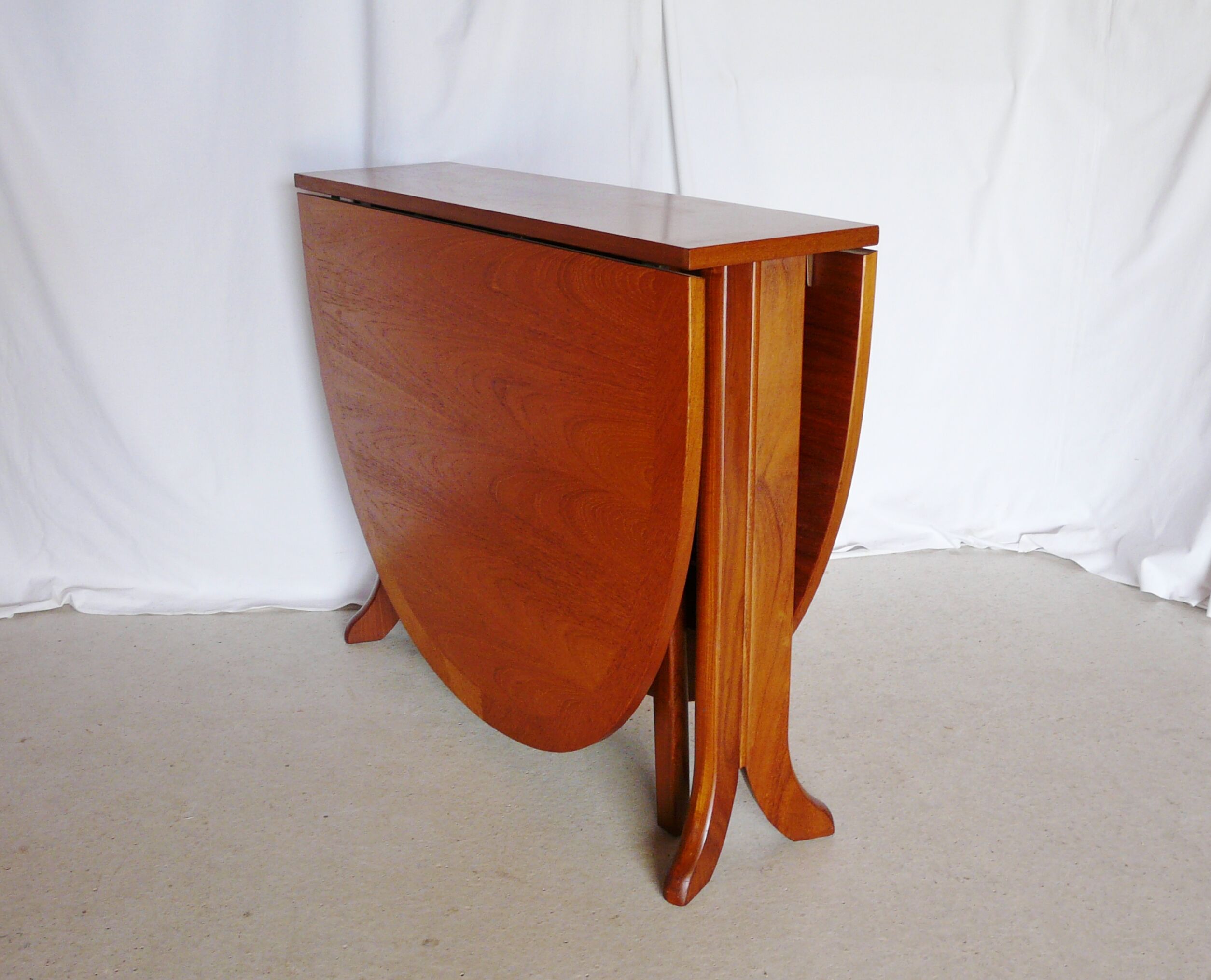 Scandinavian Nathan teak folding table