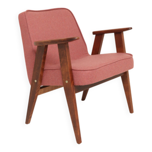 Fauteuil rétro en laine