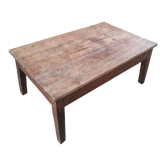 Antique wooden farmhouse table