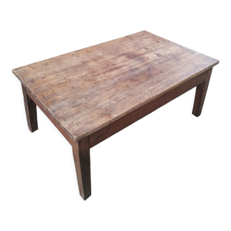Antique wooden farmhouse table