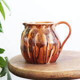 50s pitcher or jug in glazed ceramic