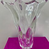 Glass vase made in France 70's