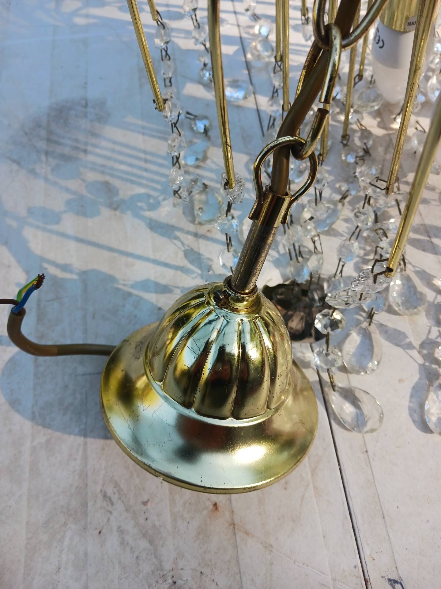 Italian vintage 70's chandelier