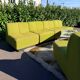Set of 6 modular vintage Space Age armchairs - Green & Orange