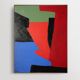 Contemporary minimalist geometric abstract