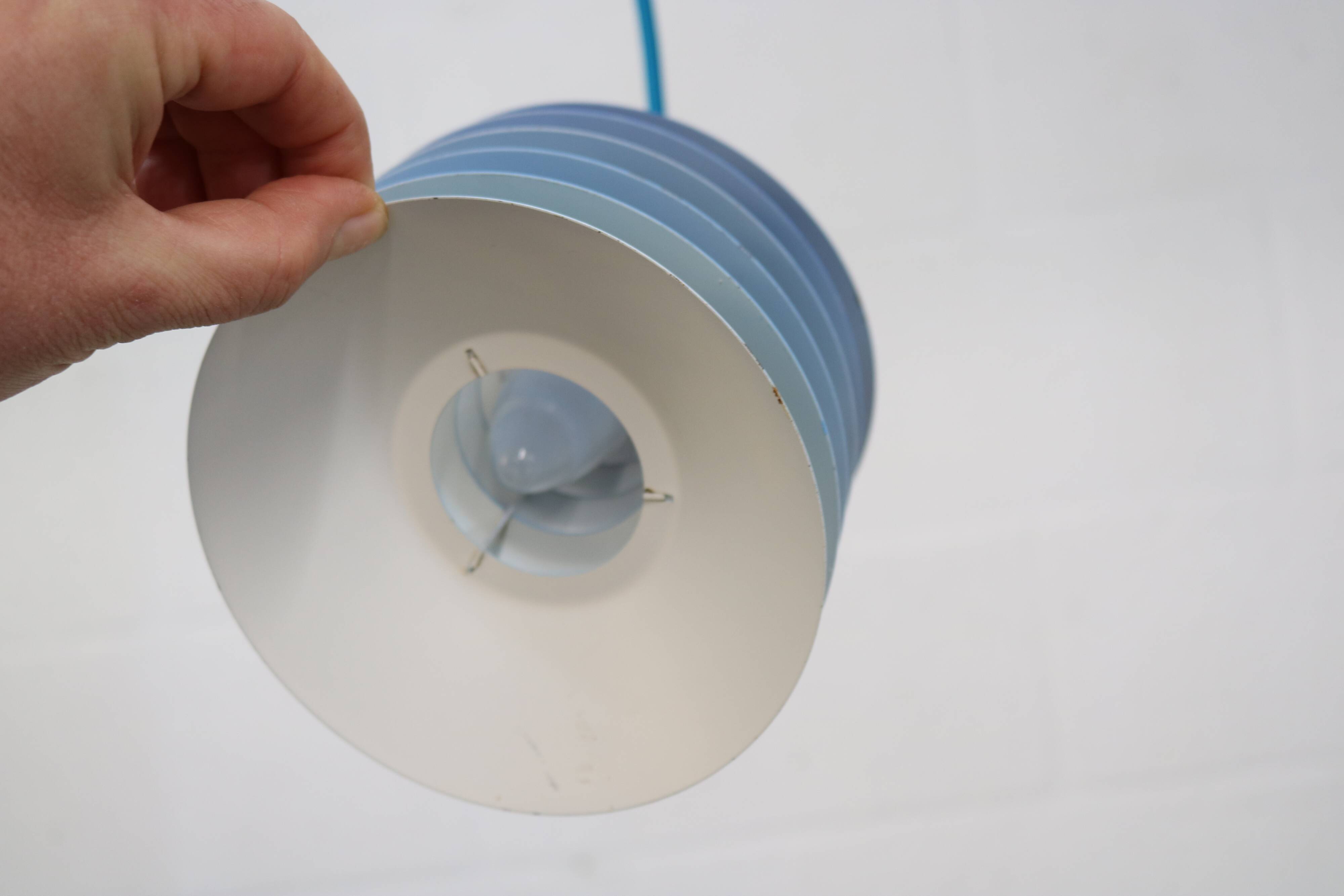 Vintage IKEA original blue lamp - Duett T202 - Bent Gantzel Boysen design