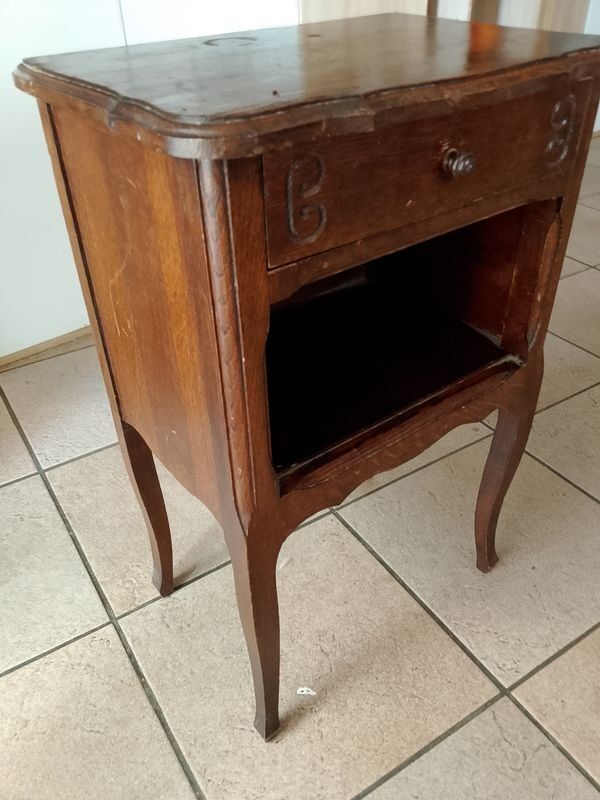 Old bedside table