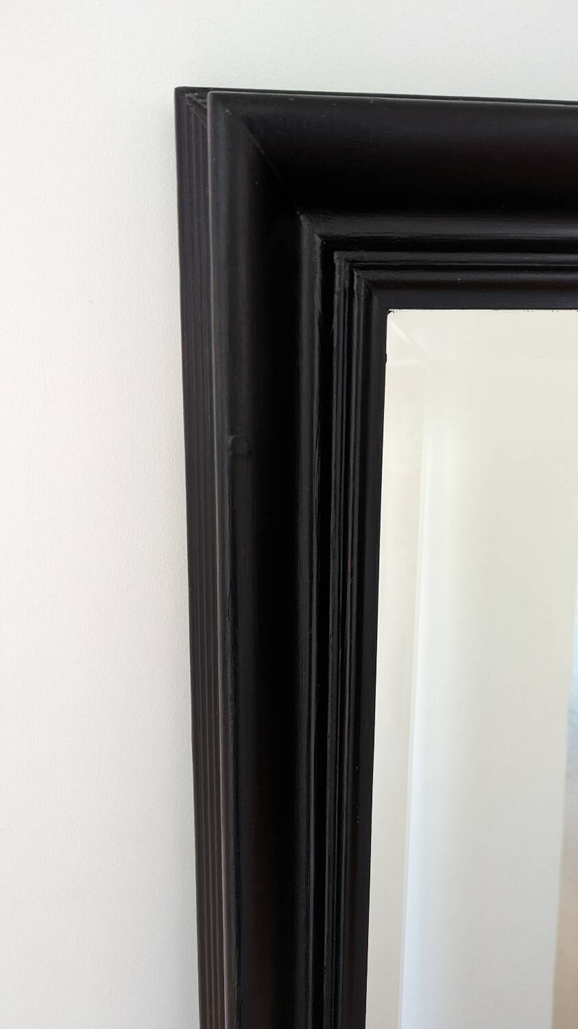 Large wooden mirror