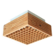 Rare pine wood ceiling flush light by Nordlux / 1970s / Danish Modern Design