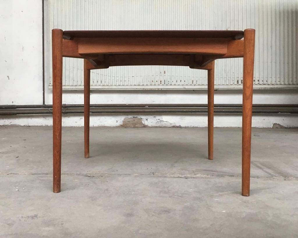 Mid-century German coffee table series 400 in teak by Hartmut Lohmeyer for Wilkhahn, 1950s.