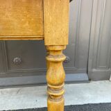 Farm table in natural wood fir 1900 brewery