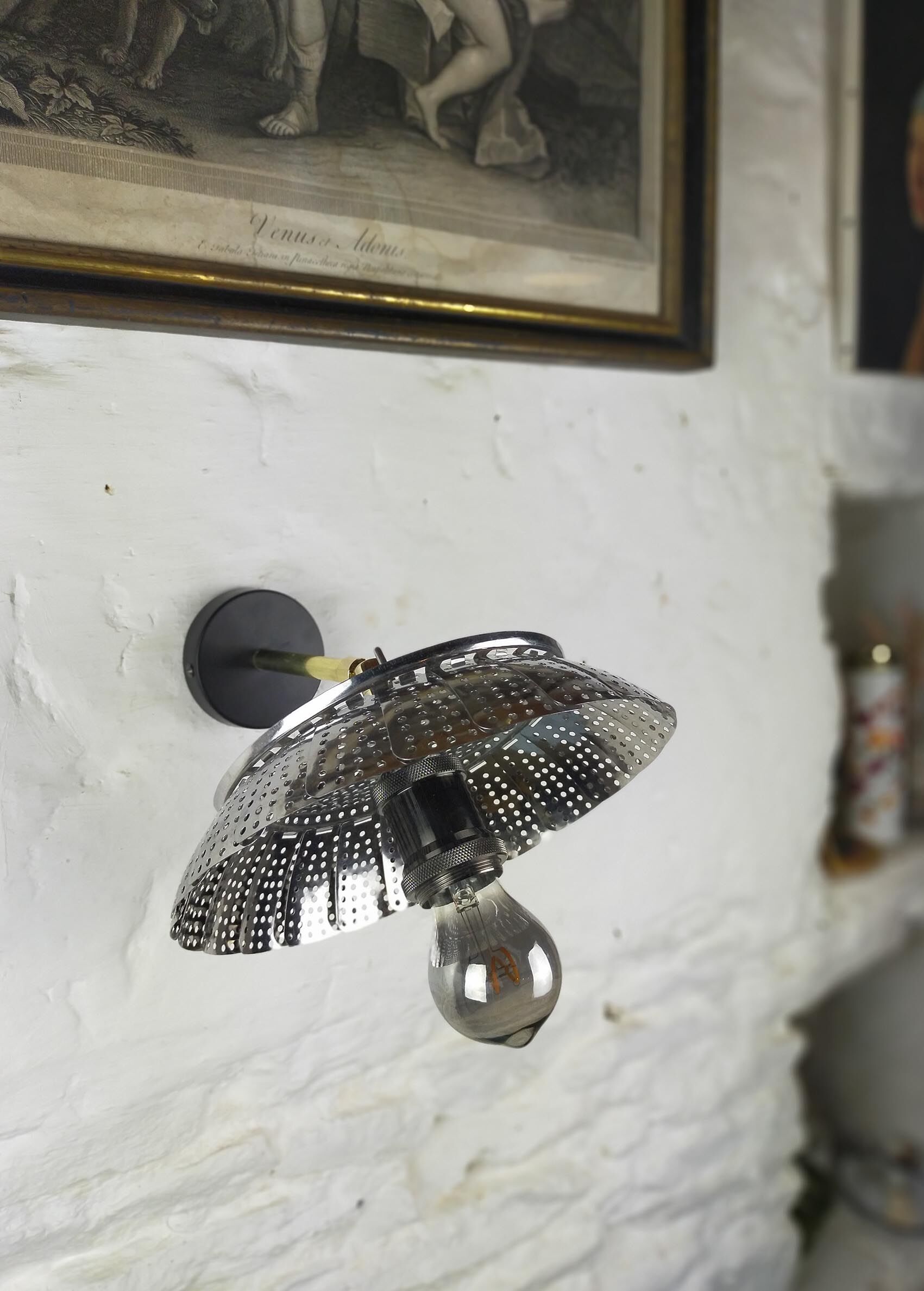 “la papillote” wall lamp by François Marin