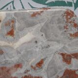 Art Deco buffet in walnut and marble