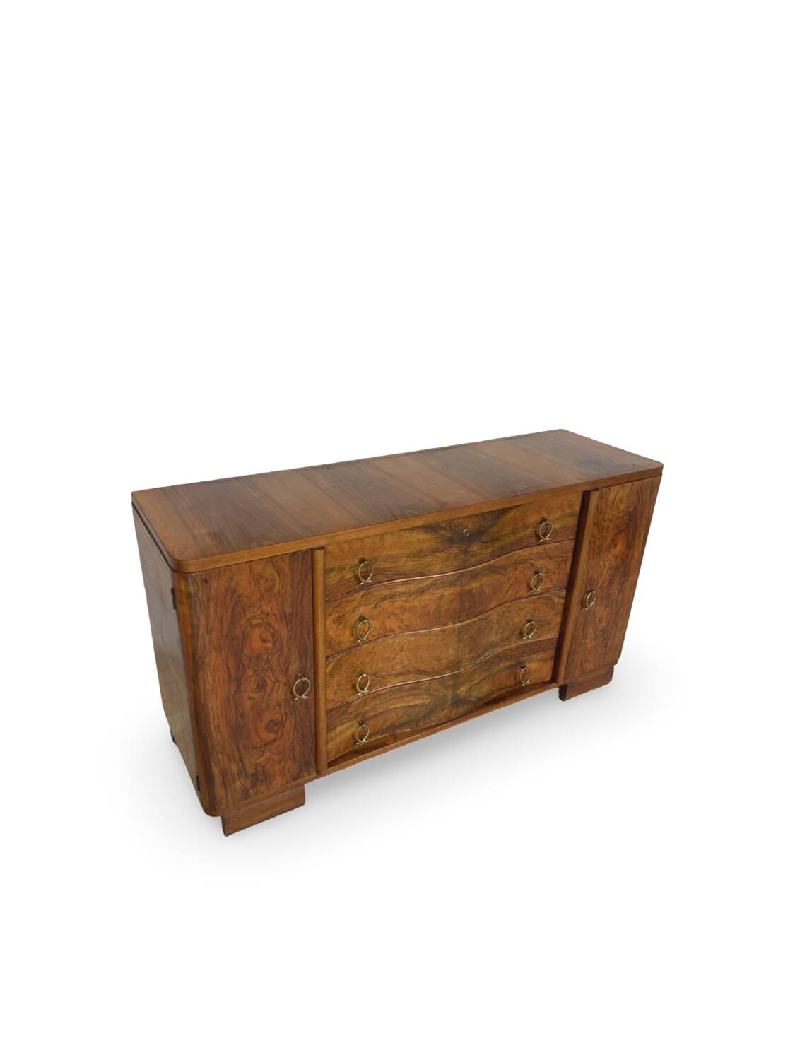 Italian Art deco walnut sideboard