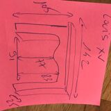 Louis XV-style oak mantelpiece