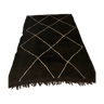 Tapis berbère noir grand format 240x160cm