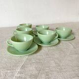 New Duralex opaline cups, 50s-60s