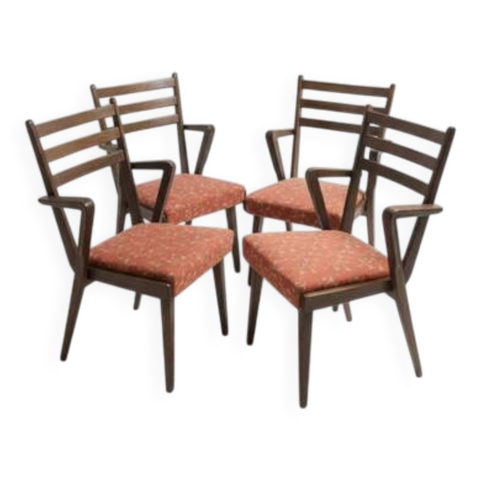 Set of Czechoslovak mid-century chairs, 1970s
