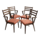 Set of Czechoslovak mid-century chairs, 1970s
