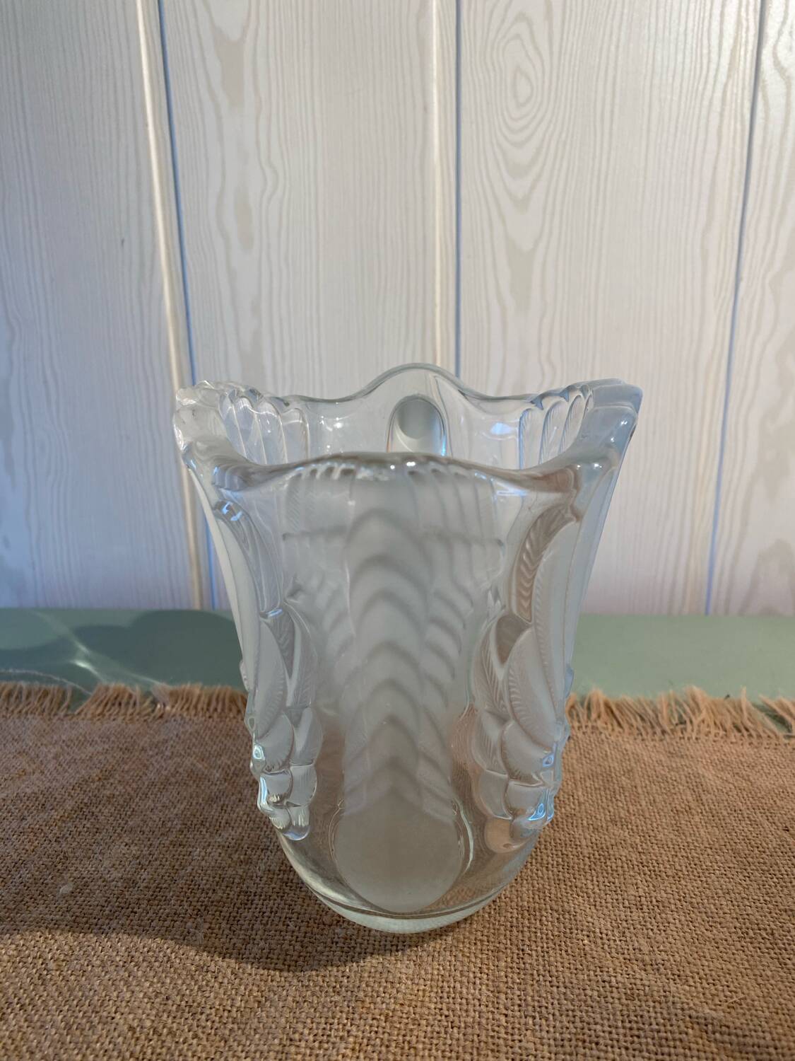 Carafe en cristal art déco