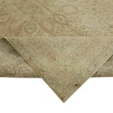 Handmade Oriental Decorative 1980s 245 cm x 349 cm Beige Wool Carpet