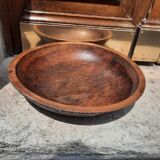 Large wooden salad bowl