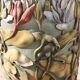 Sculpted paper basket Art Nouveau