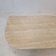 Italian Coffee Table in Travertine, 1980s