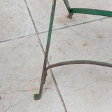Paire de chaises de bistrot jardin pliable ancienne