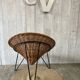 Fauteuil corbeille vintage