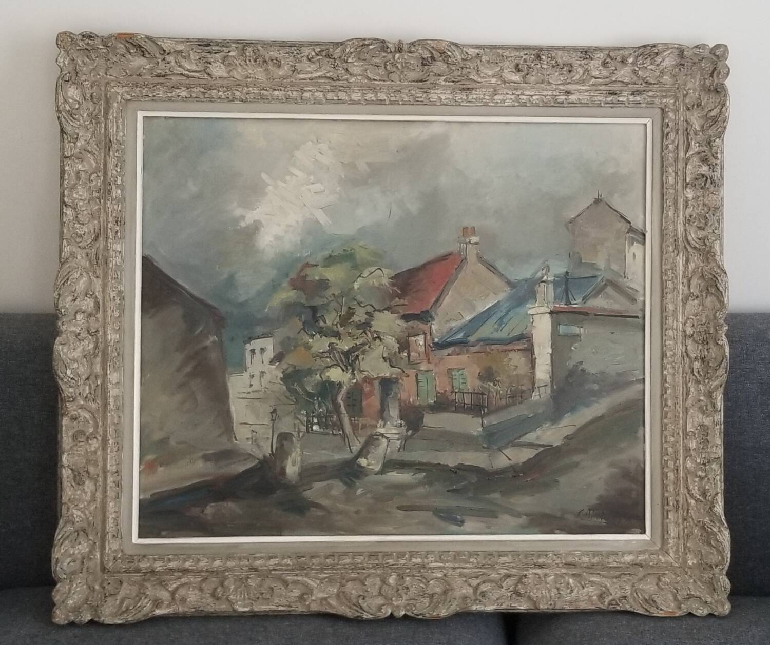 Claude aliotti (1925-1989) - oil on canvas - 54 x 65 cm