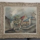 Claude aliotti (1925-1989) - oil on canvas - 54 x 65 cm