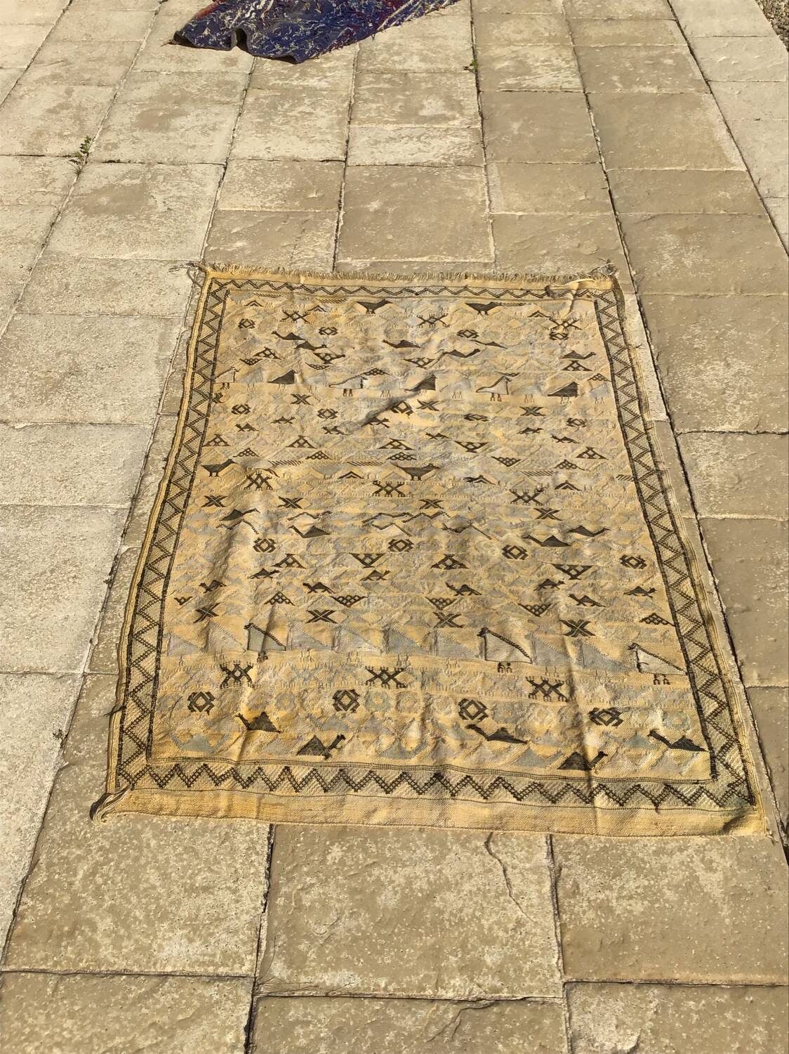 Vintage Berber rug
