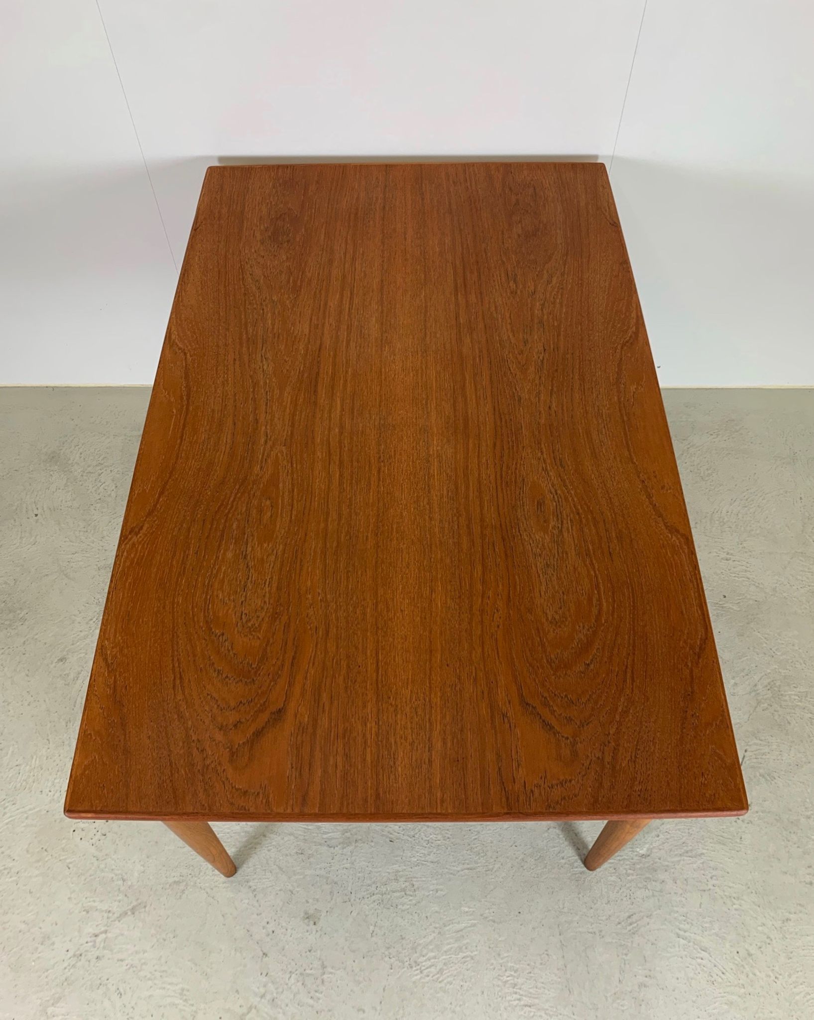 Table à manger en teck danois par Kai Kristiansen années 1960