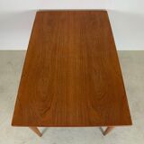 Table à manger en teck danois par Kai Kristiansen années 1960