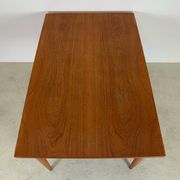 Table à manger en teck danois par Kai Kristiansen années 1960