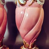 Paire de vases art nouveau Mouzins lecat