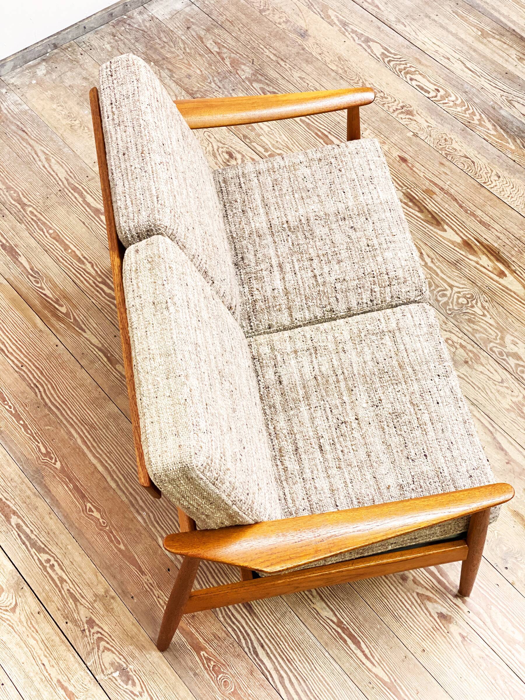 Mid century teak two-seater sofa by Arne Vodder for France and Son, Denmark, 1950s