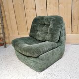 Velvet armchair